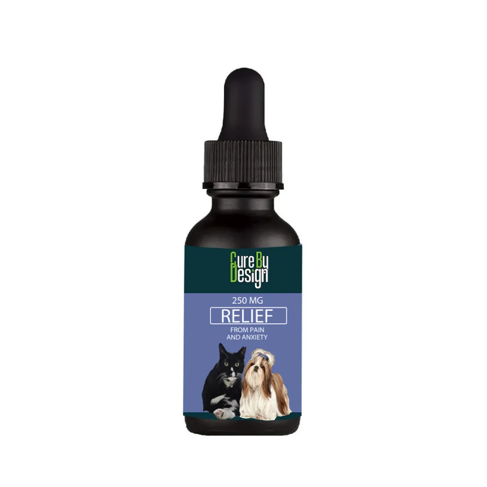 Cure By Design 250mg Relief Oil for Small Animals