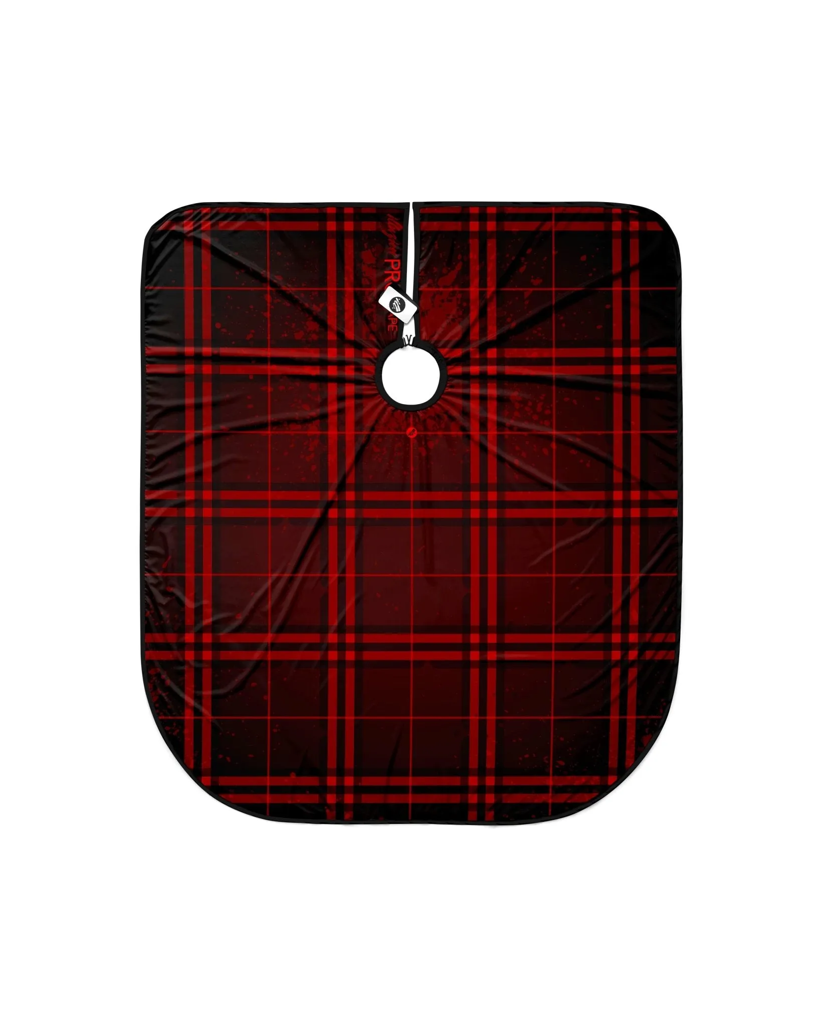 Dark Red Plaid PRO Cape