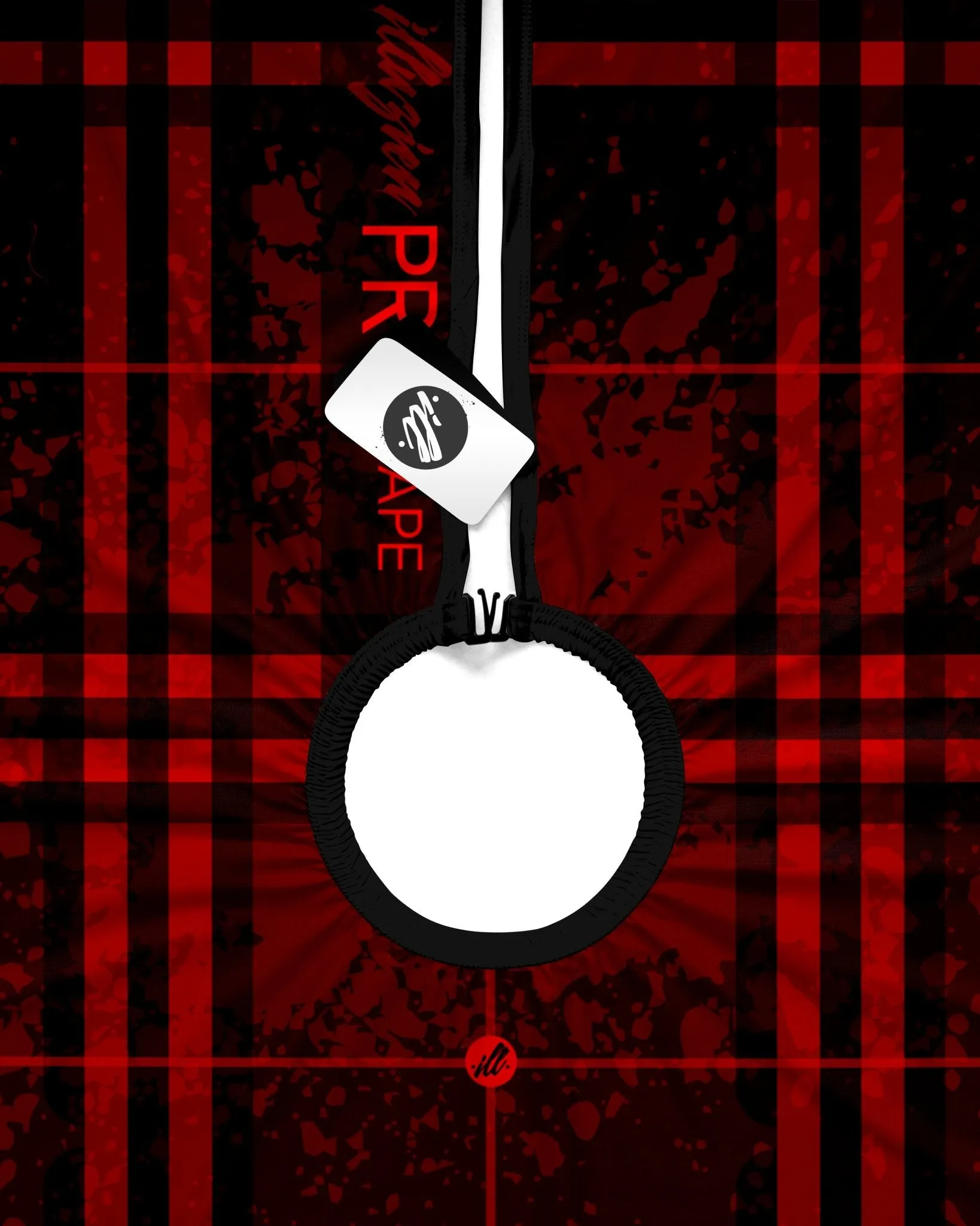 Dark Red Plaid PRO Cape