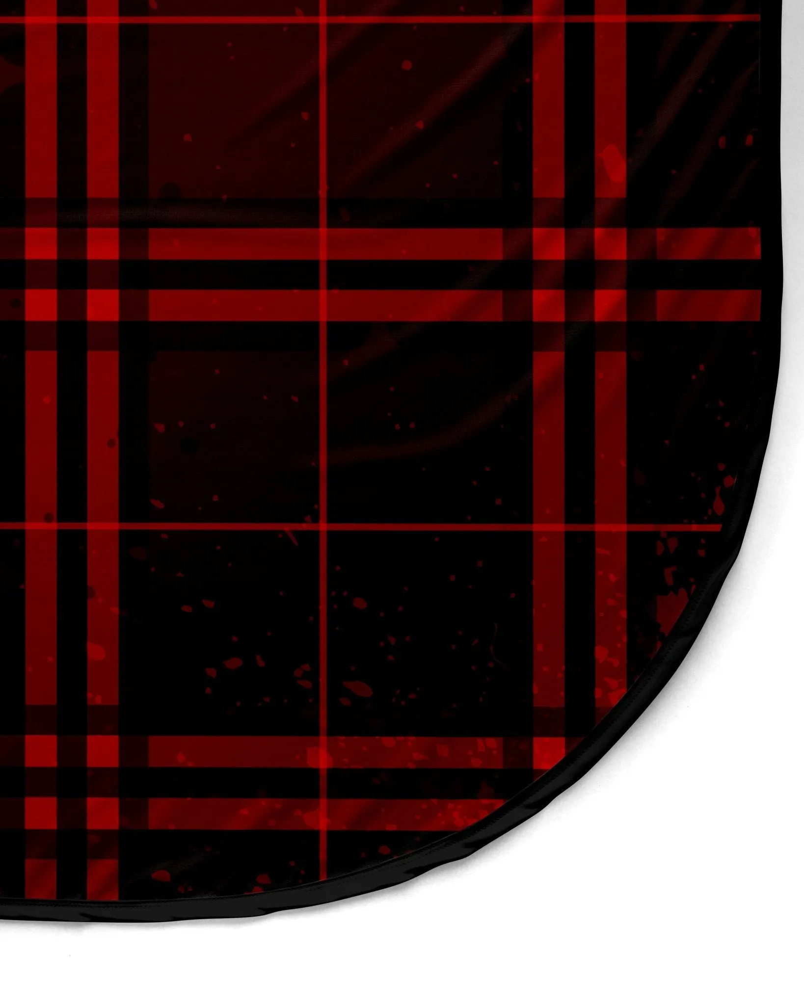 Dark Red Plaid PRO Cape