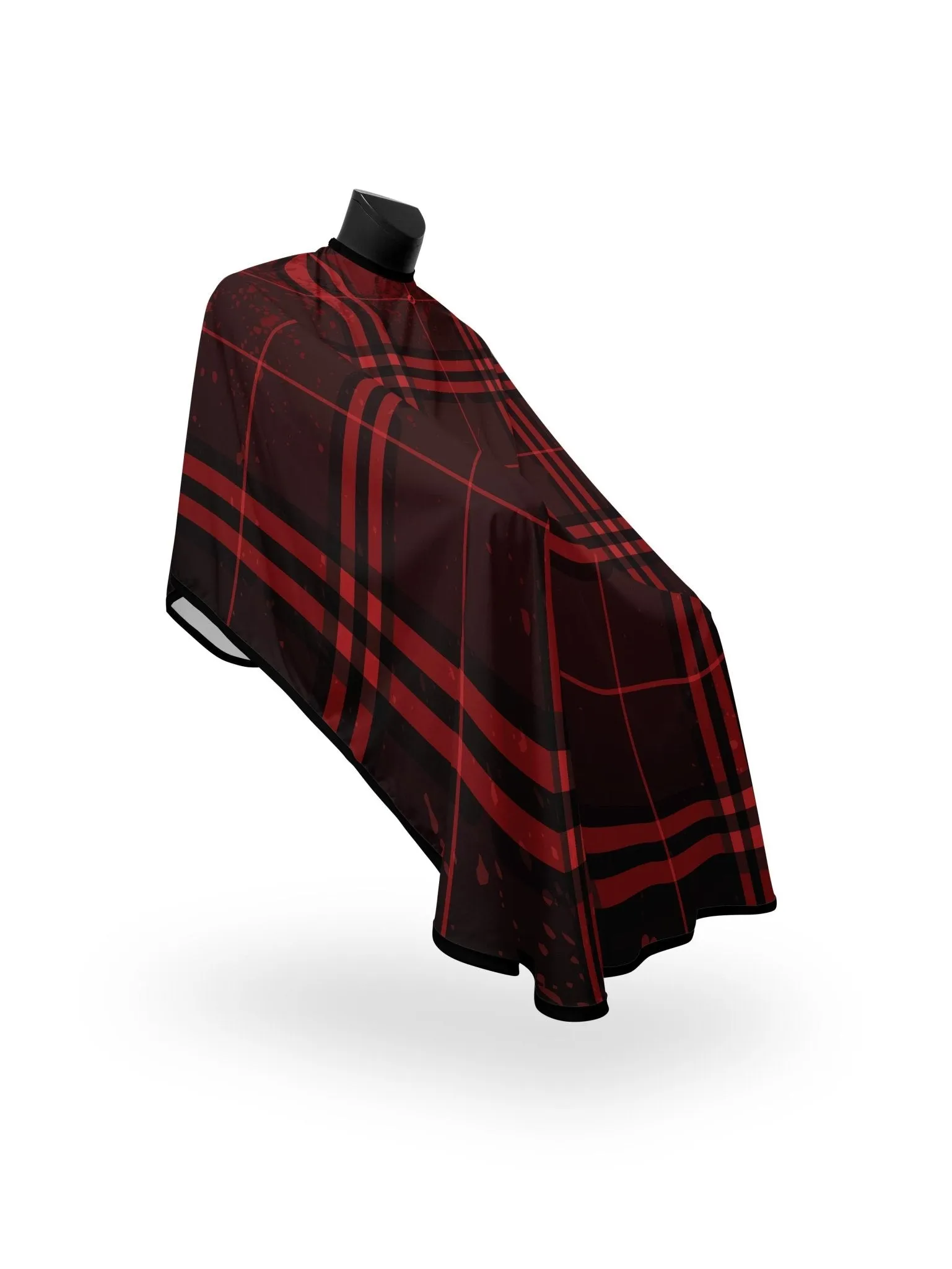 Dark Red Plaid PRO Cape