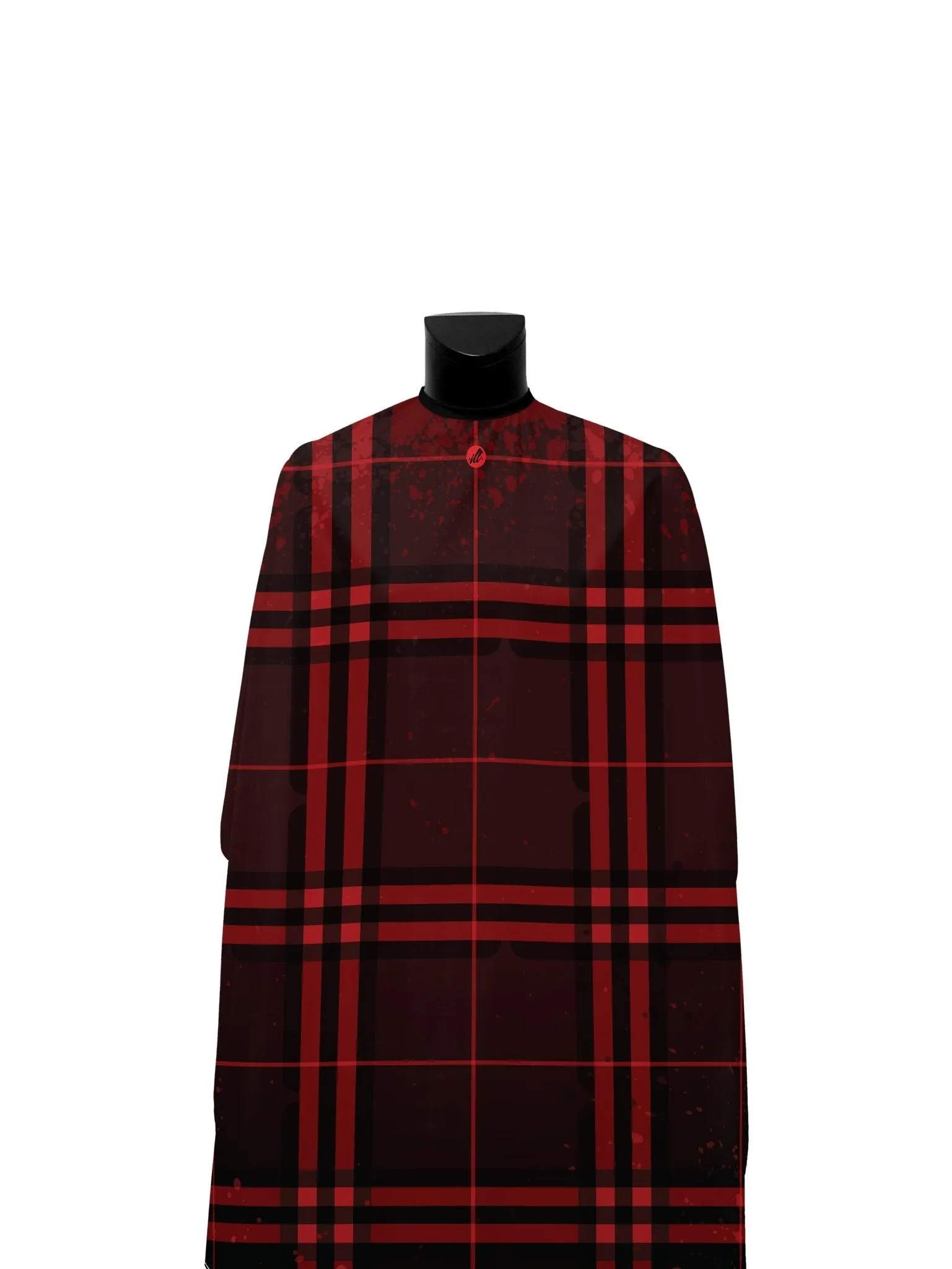 Dark Red Plaid PRO Cape