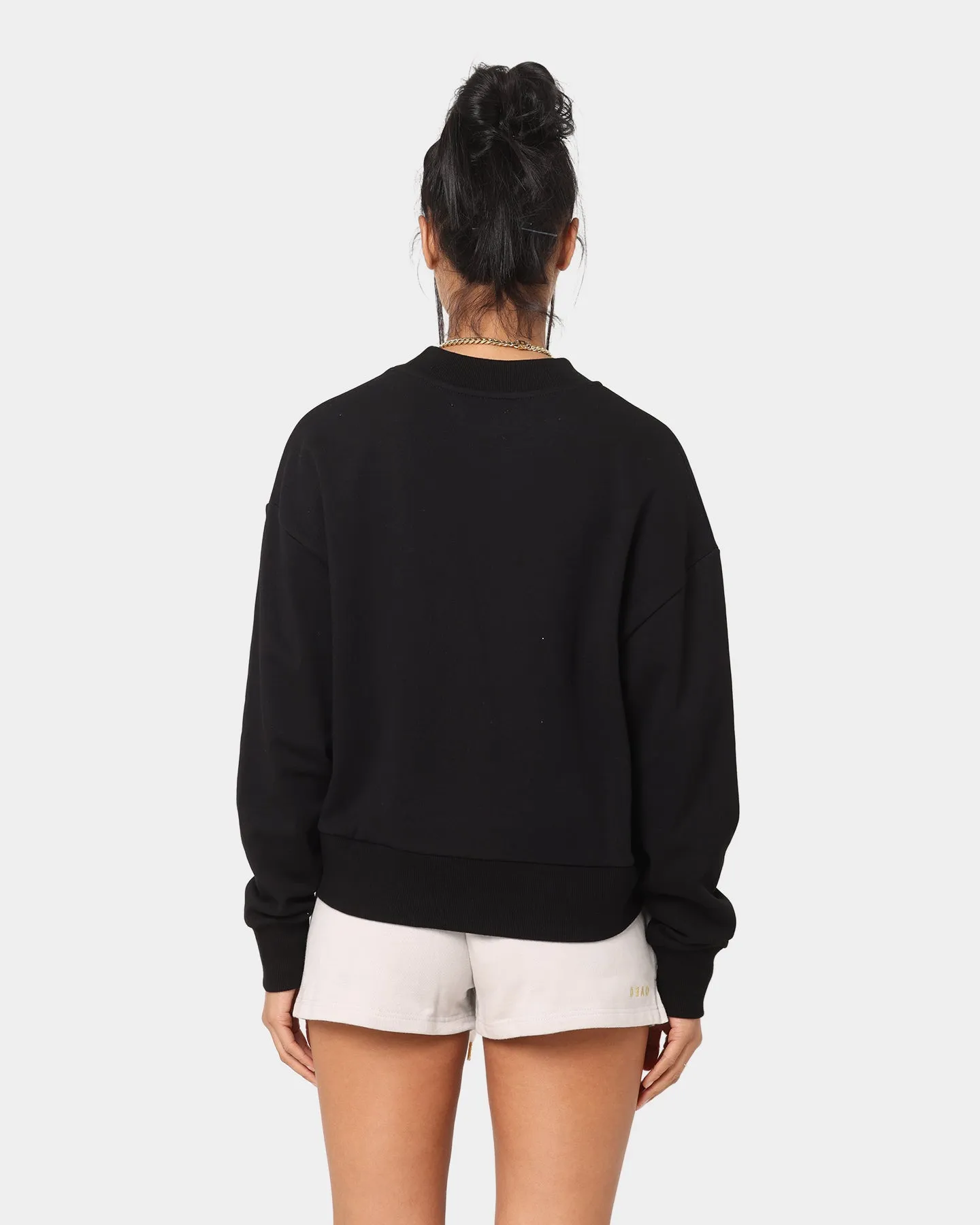 Dead Studios Women's Zipped Out Crewneck Black