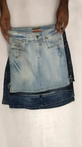 Denim X Mini skirt (S-653)