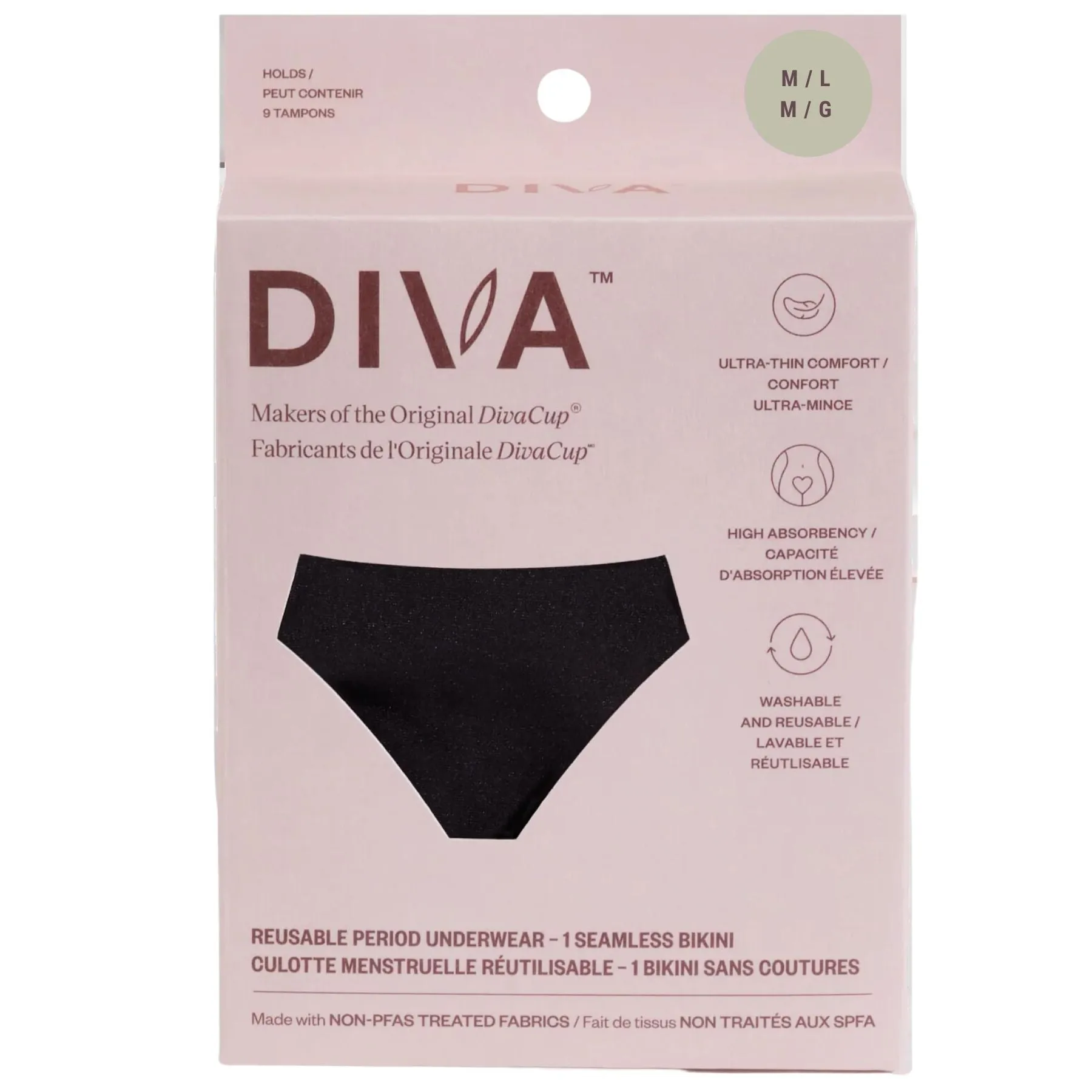 DIVA Reusable Period Underwear XL/2XL