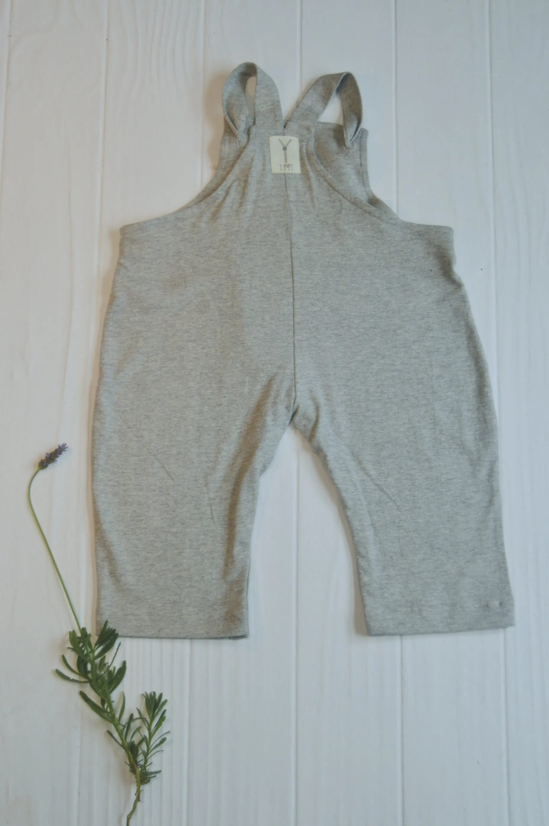 Double Knott Gray Dungarees | Baby & Toddler Clothing