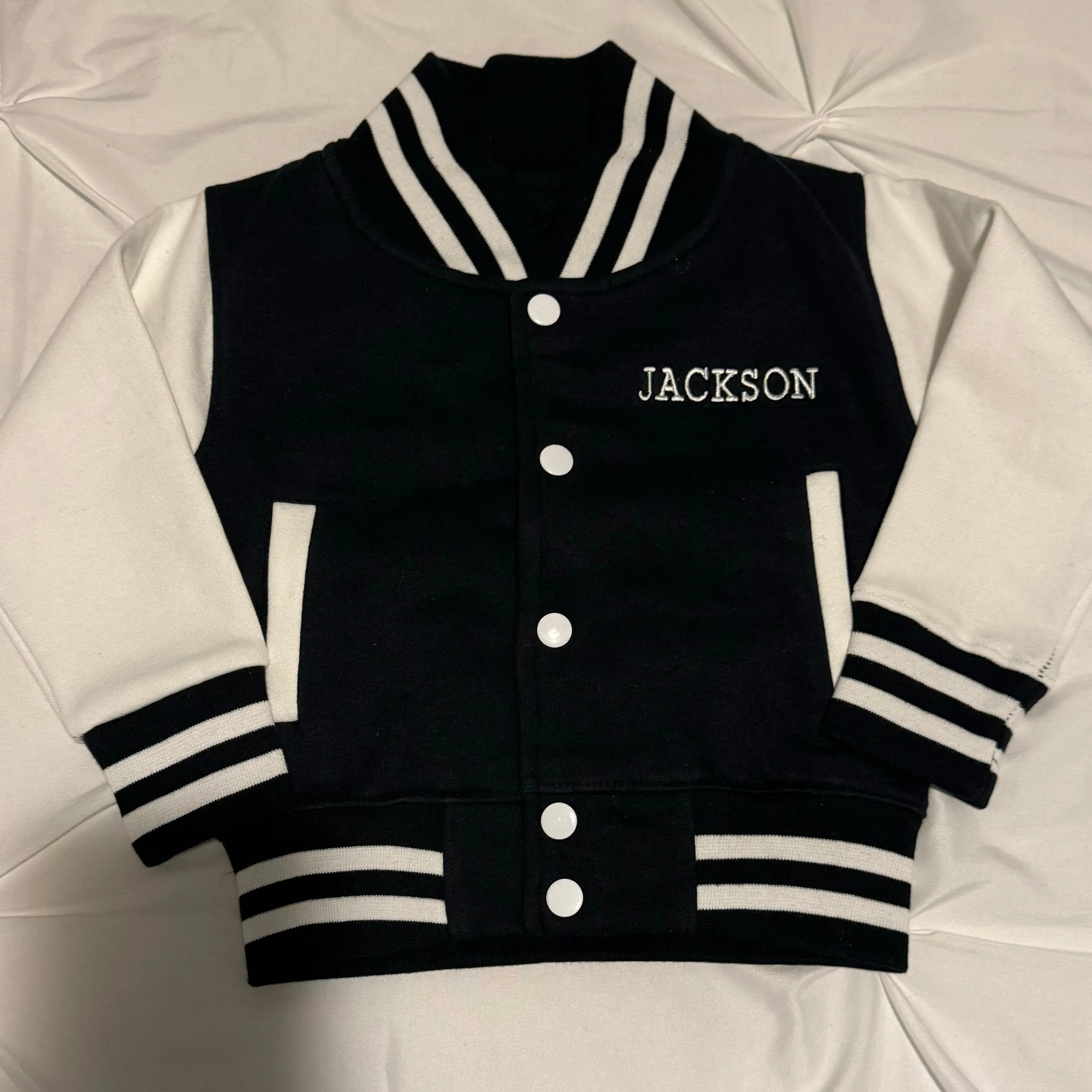 DTD Custom Embroidered Baby Varsity Jacket