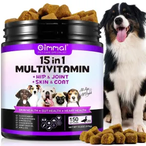 Duck Flavor Dog Multivitamin 15-in-1