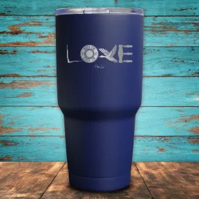 Duck Hunting Love Coated Drinkware