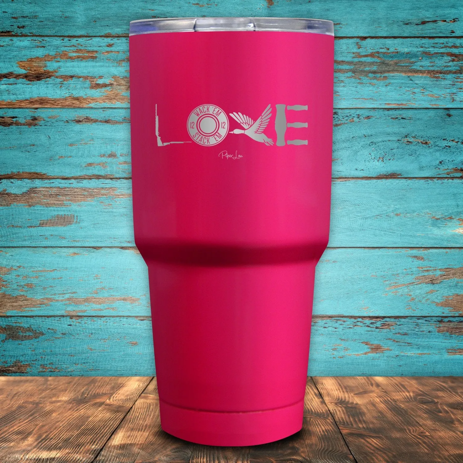 Duck Hunting Love Coated Drinkware