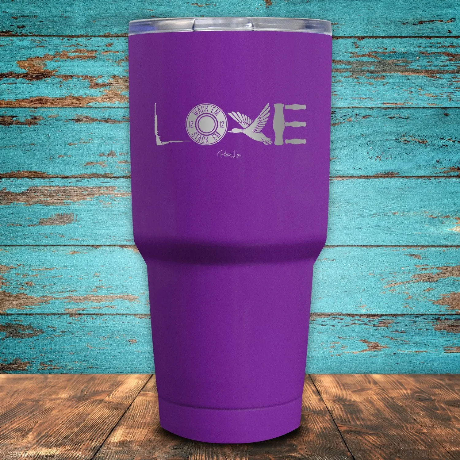 Duck Hunting Love Coated Drinkware