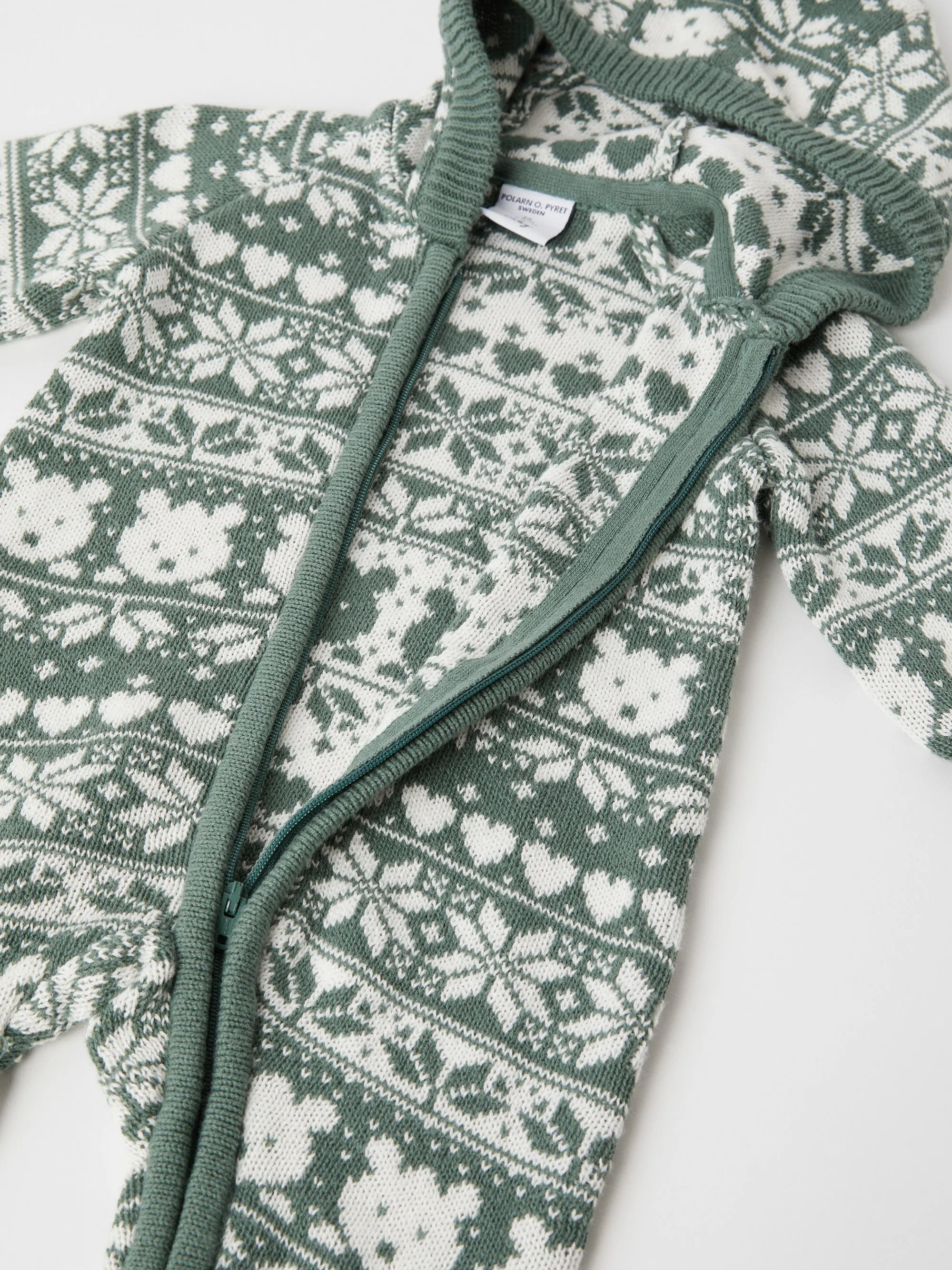 Fairisle Baby All-in-one