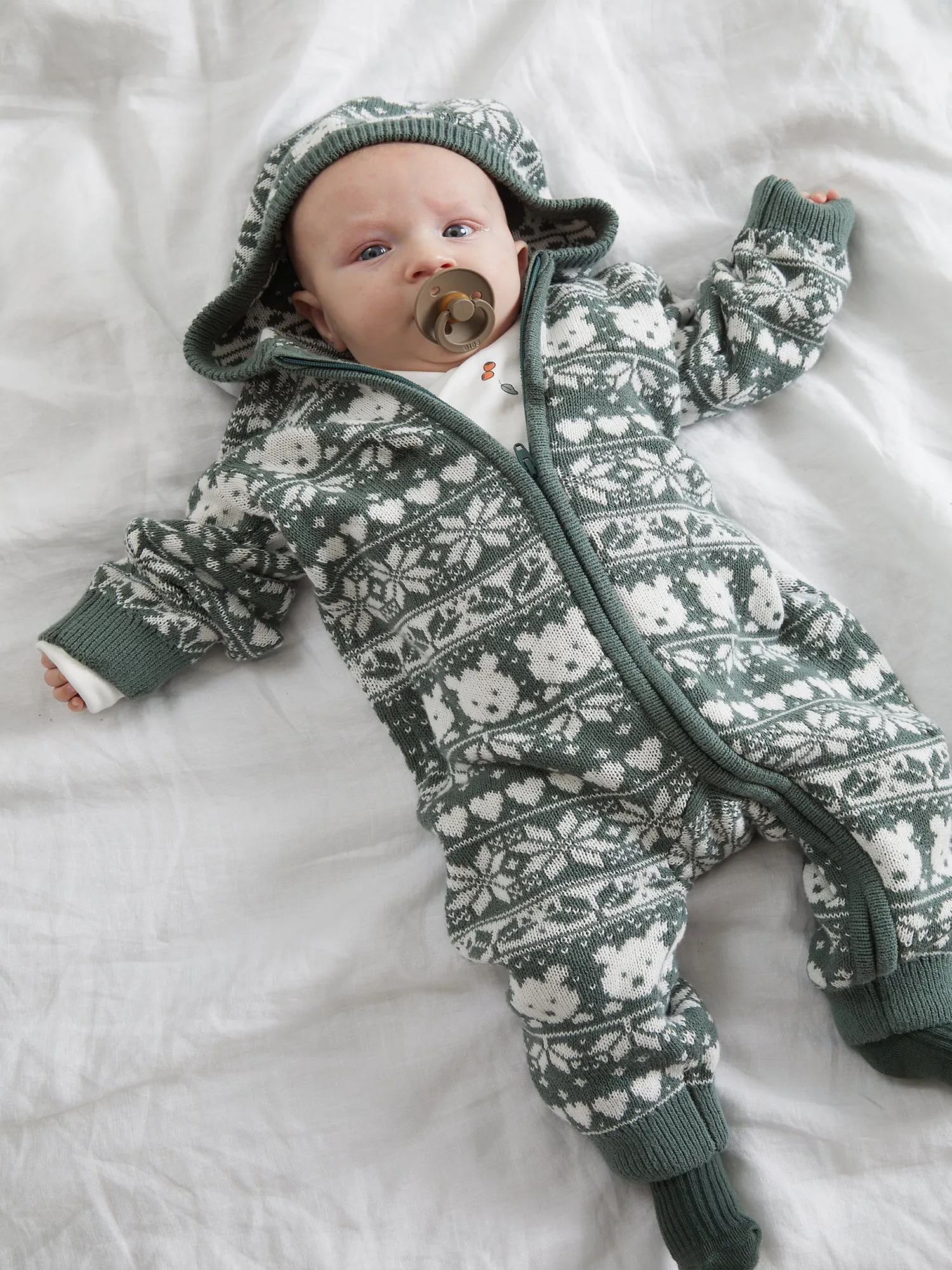 Fairisle Baby All-in-one