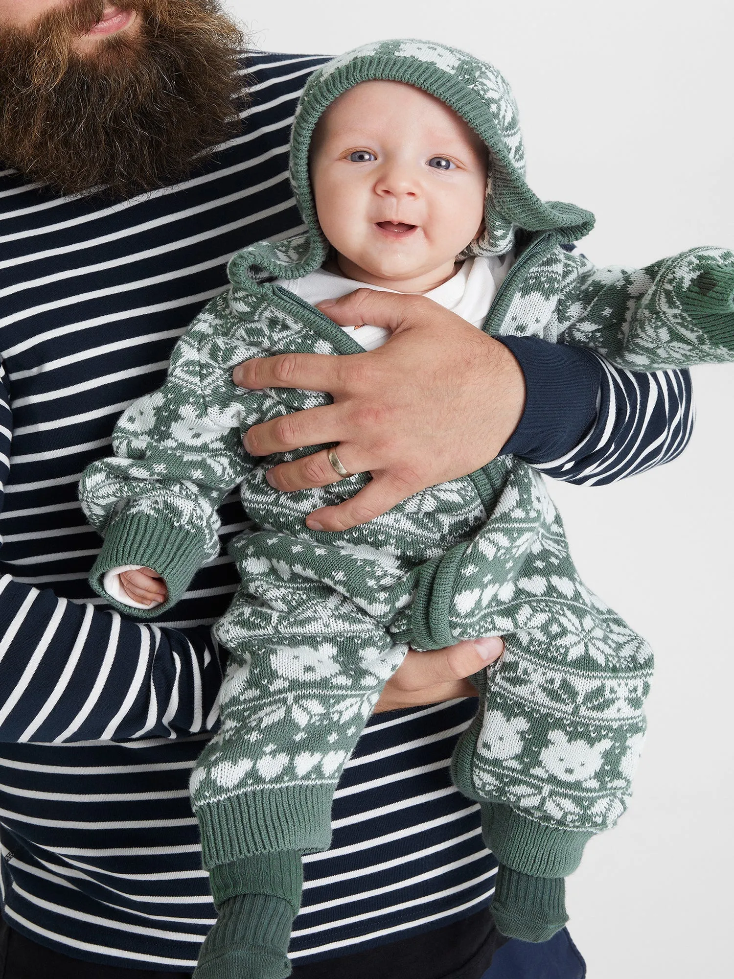 Fairisle Baby All-in-one