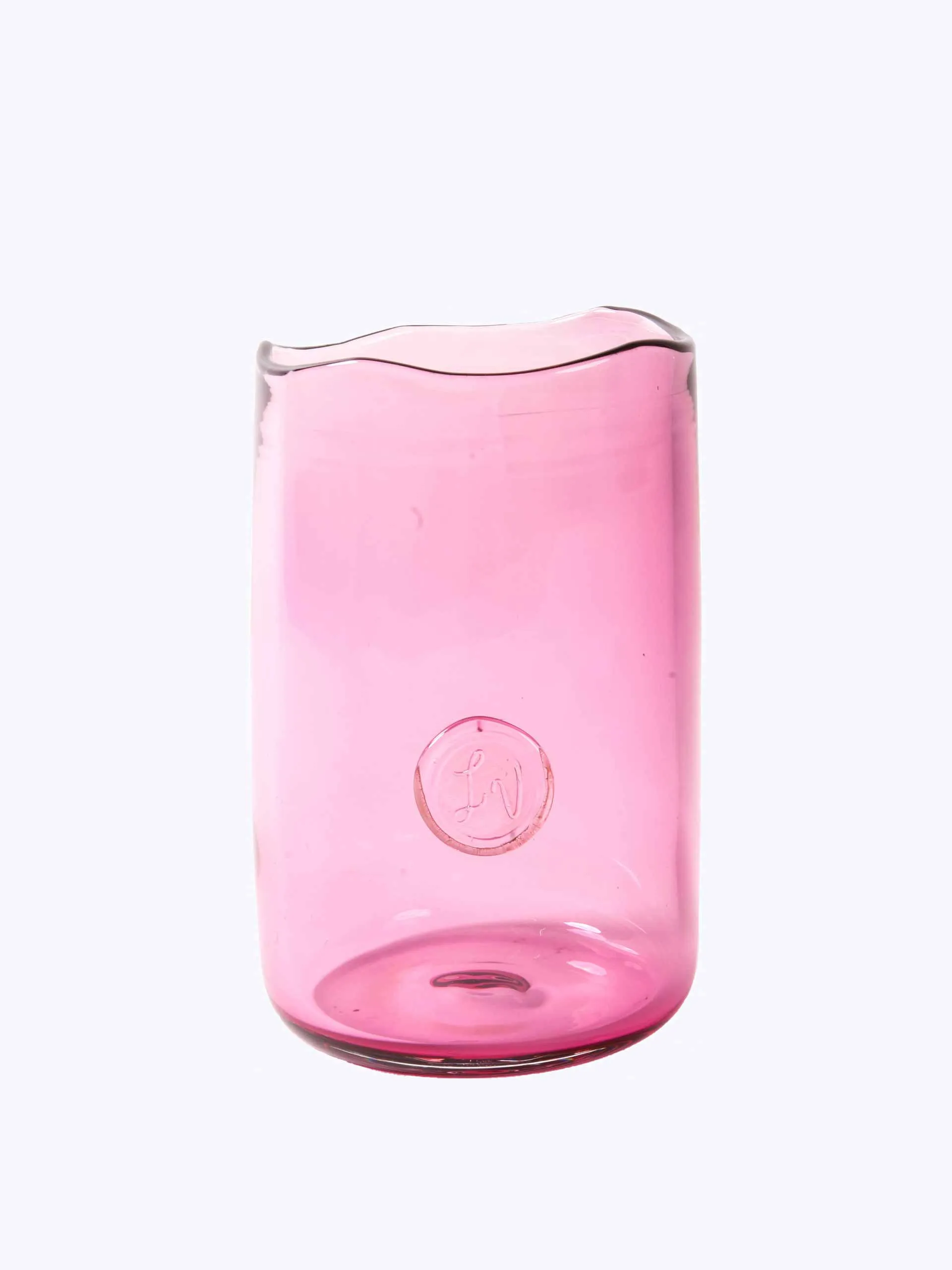 Fuscia Lara tall vase