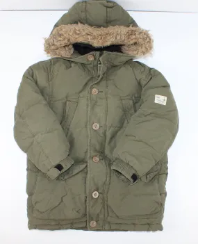 GAP GREEN WINTER COAT 6-7Y PRE-LOVED