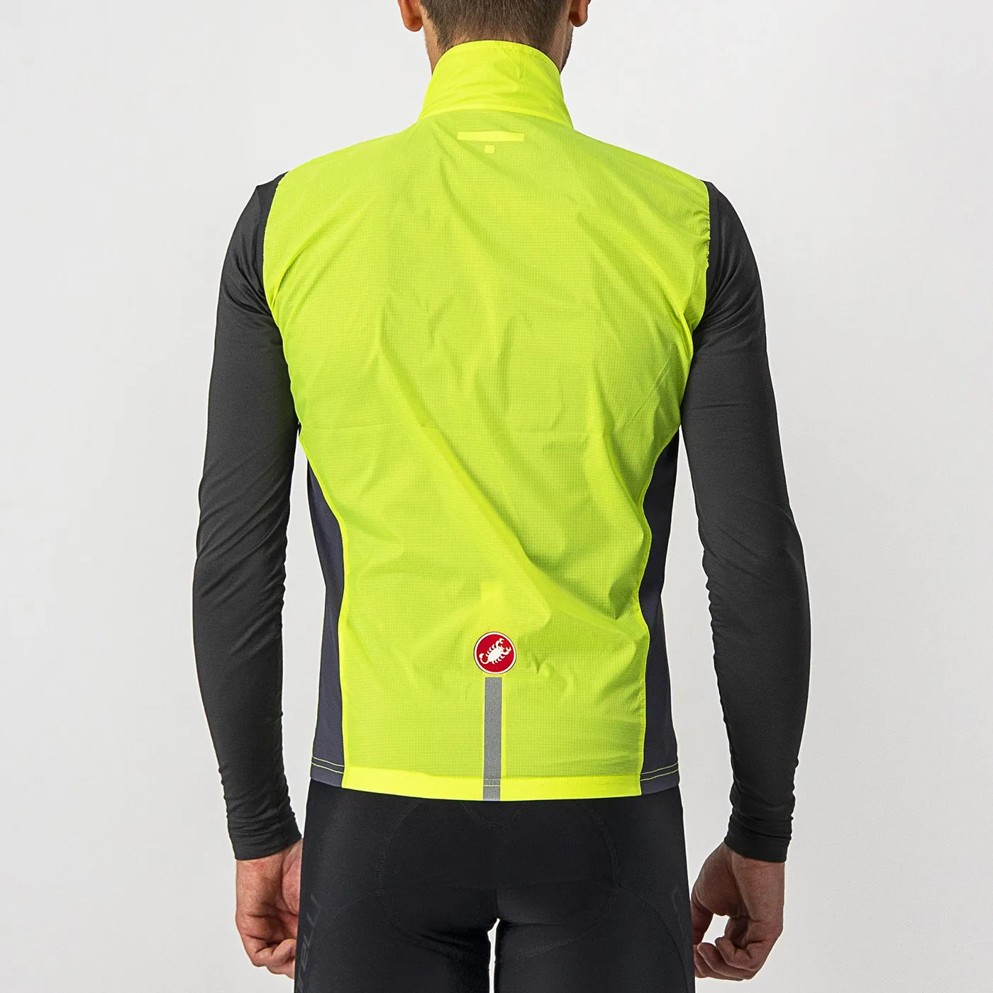 Gilet Castelli Squadra Stretch - Giallo Fluo