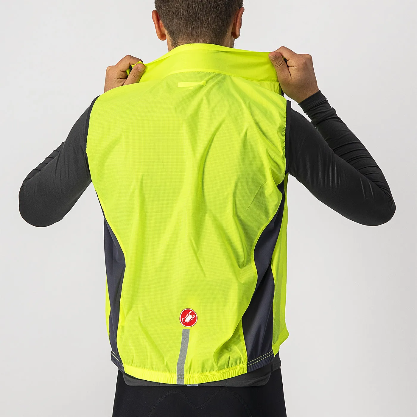 Gilet Castelli Squadra Stretch - Giallo Fluo