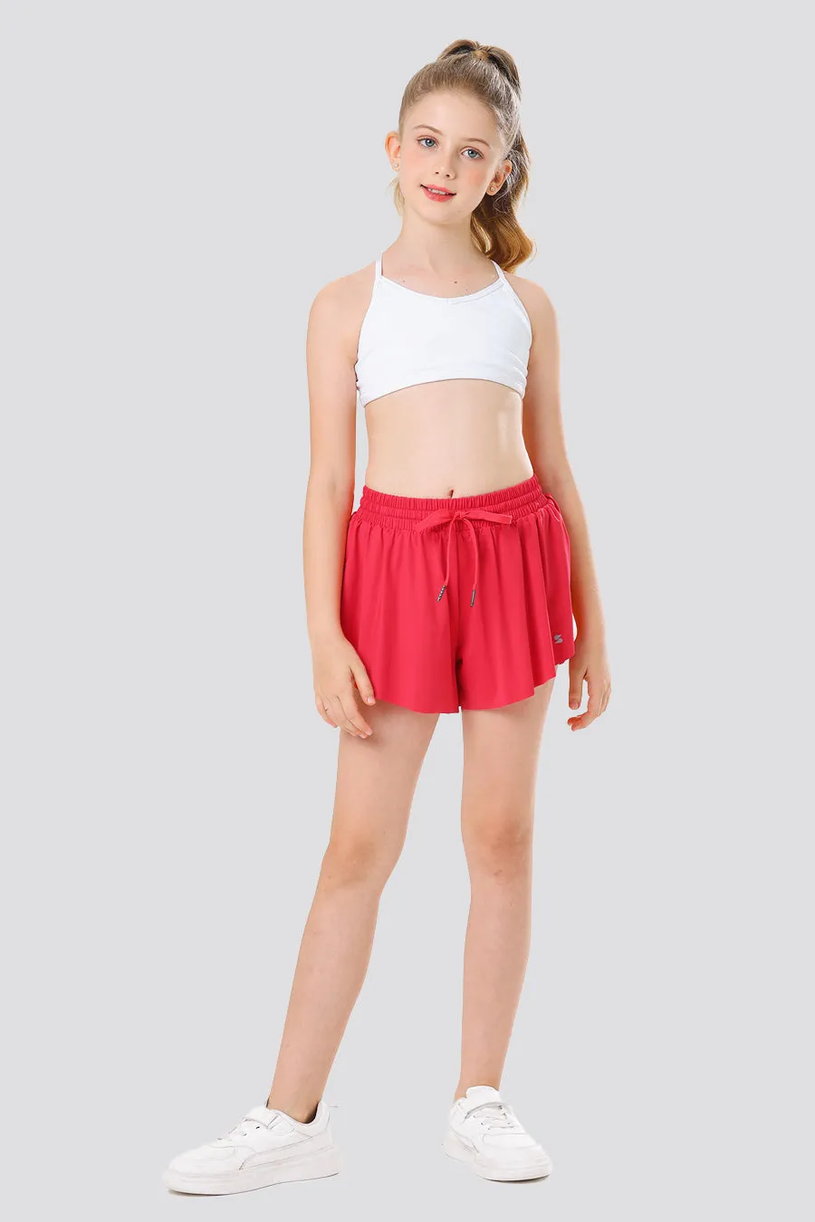 Girls Flowy Shorts- High Waist