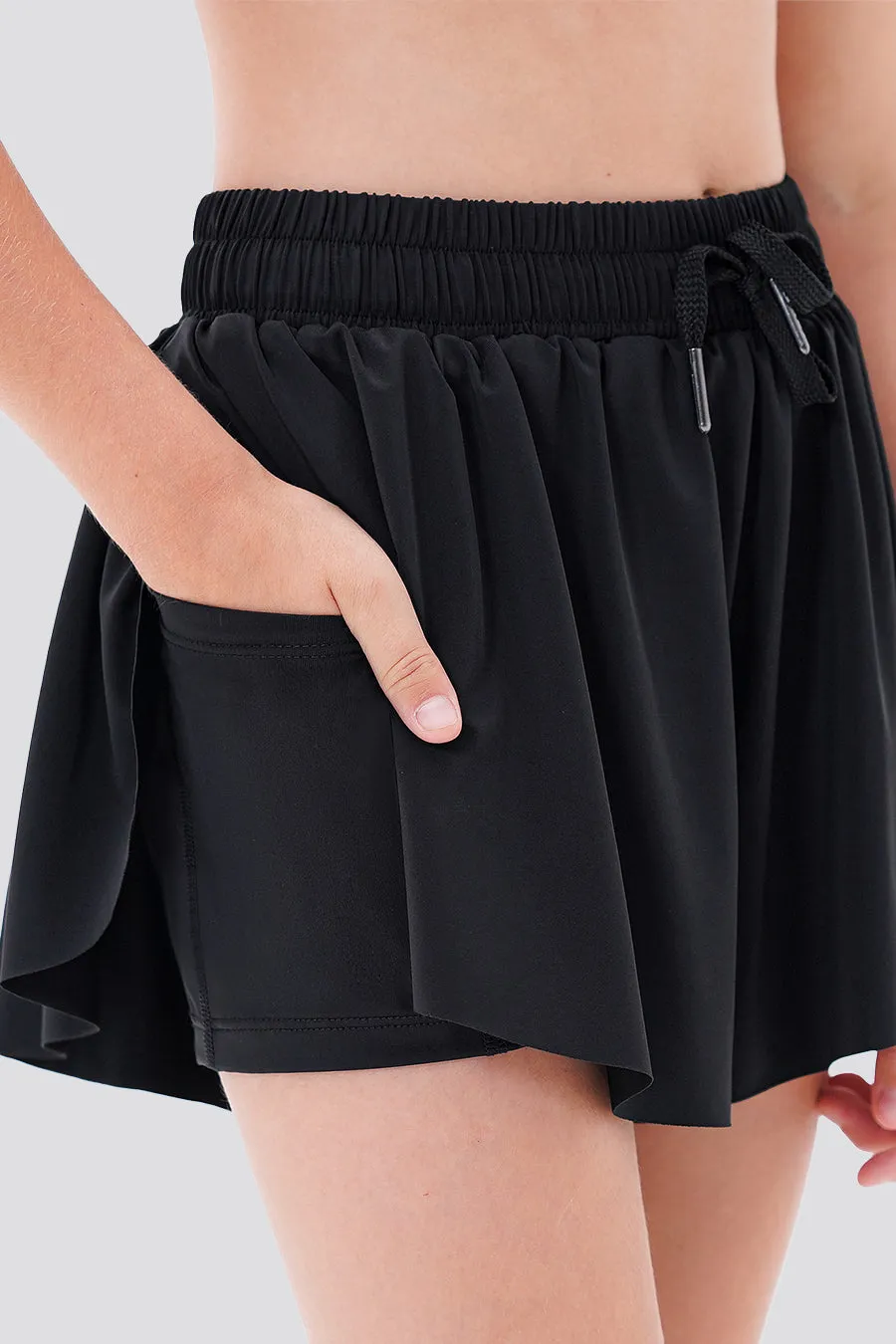 Girls Flowy Shorts- High Waist