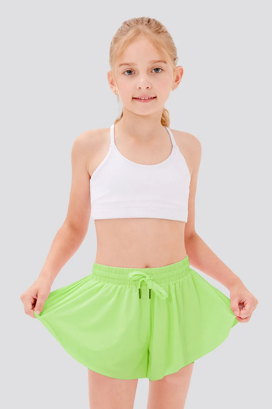 Girls Flowy Shorts- High Waist