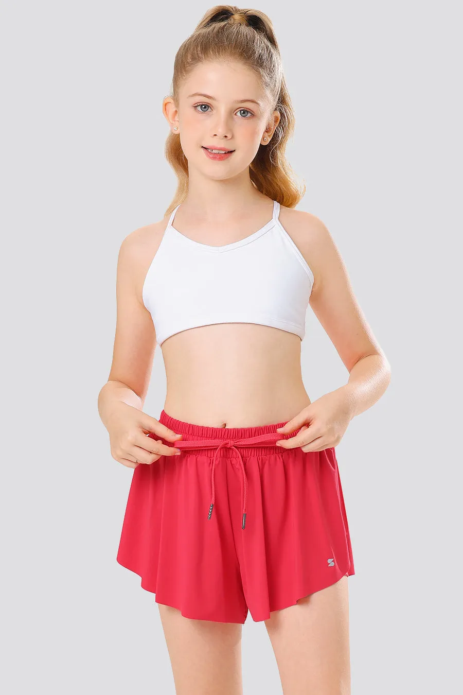 Girls Flowy Shorts- High Waist