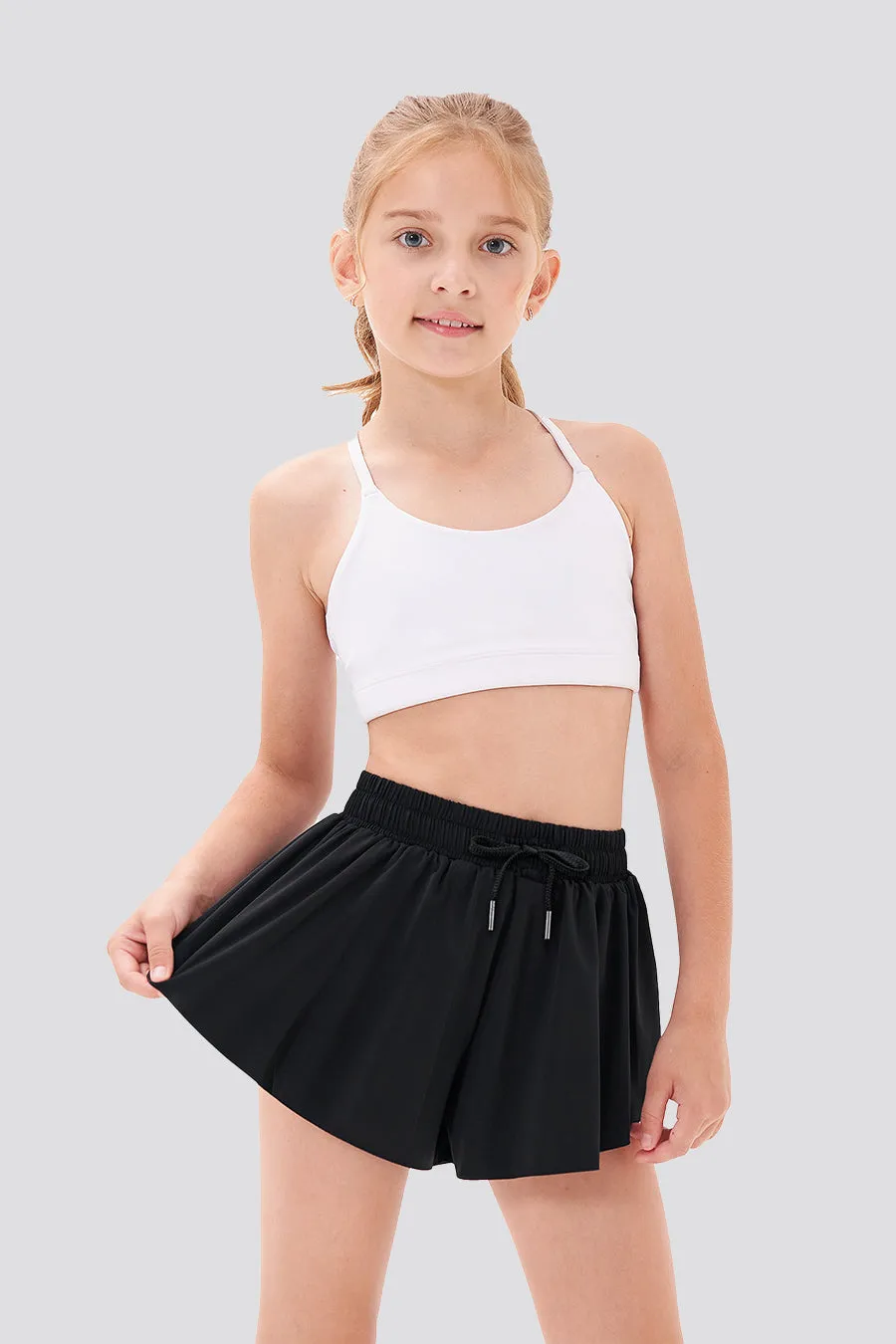 Girls Flowy Shorts- High Waist