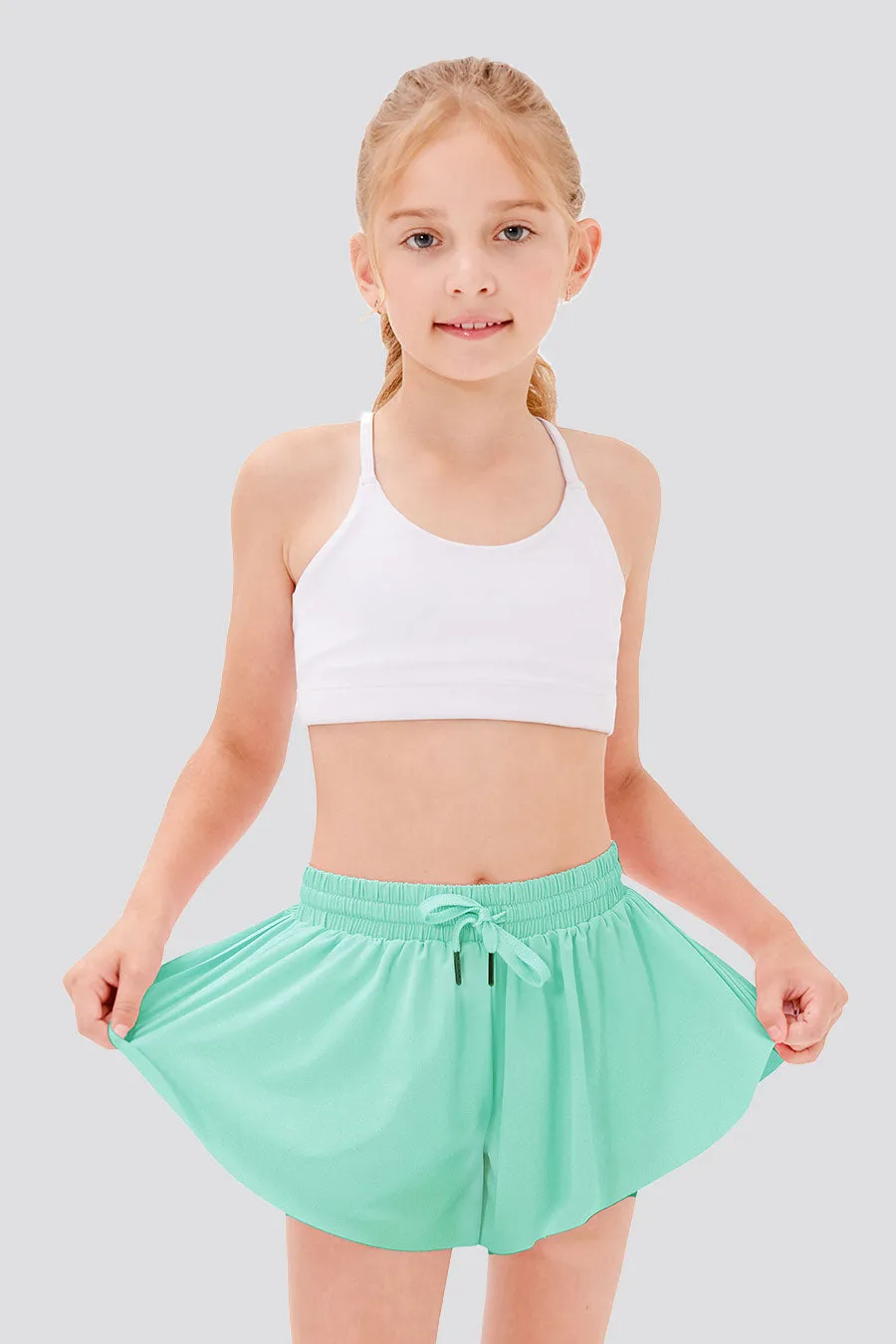 Girls Flowy Shorts- High Waist