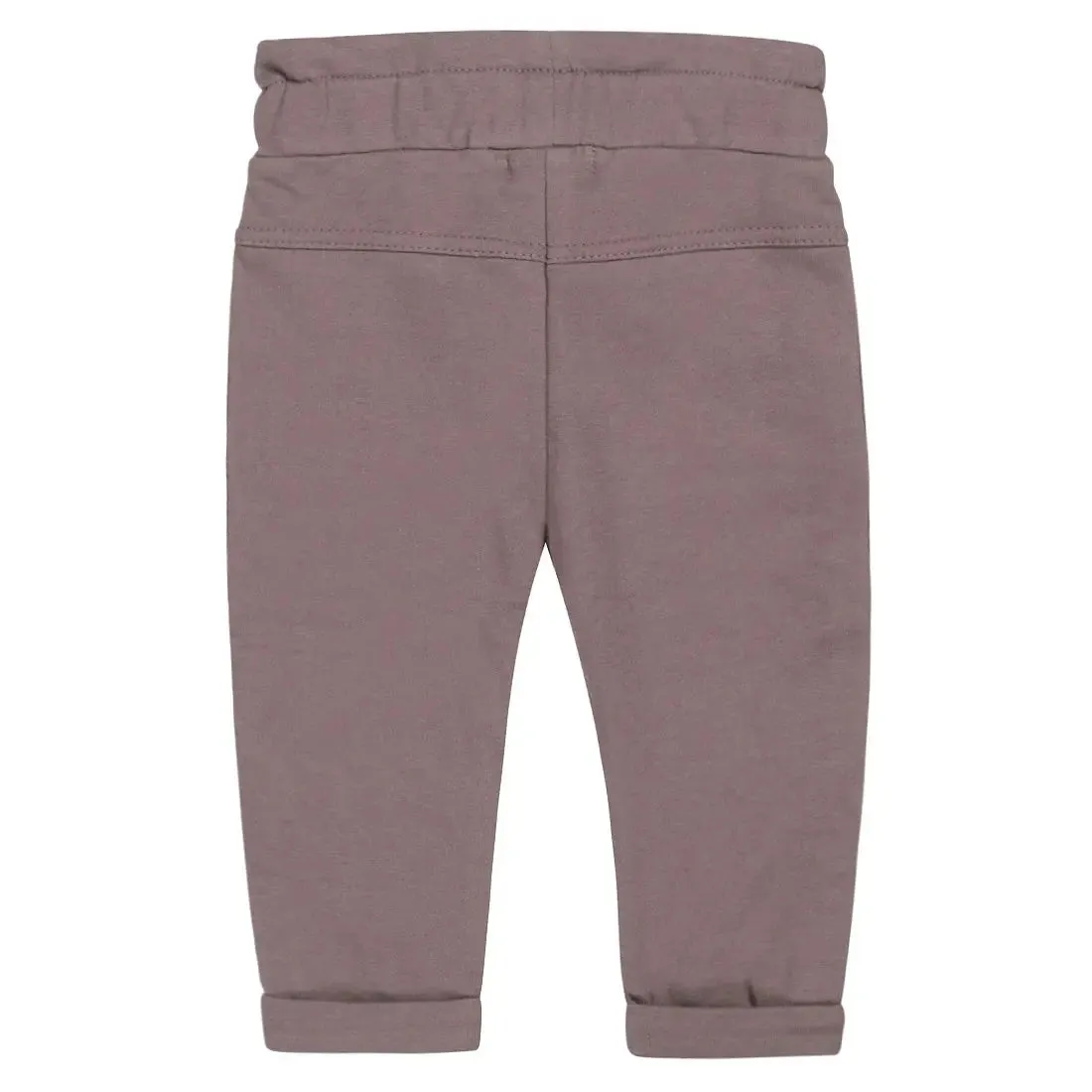 Girls Jogging Trousers Grey Brown Paperbag | Dirkje