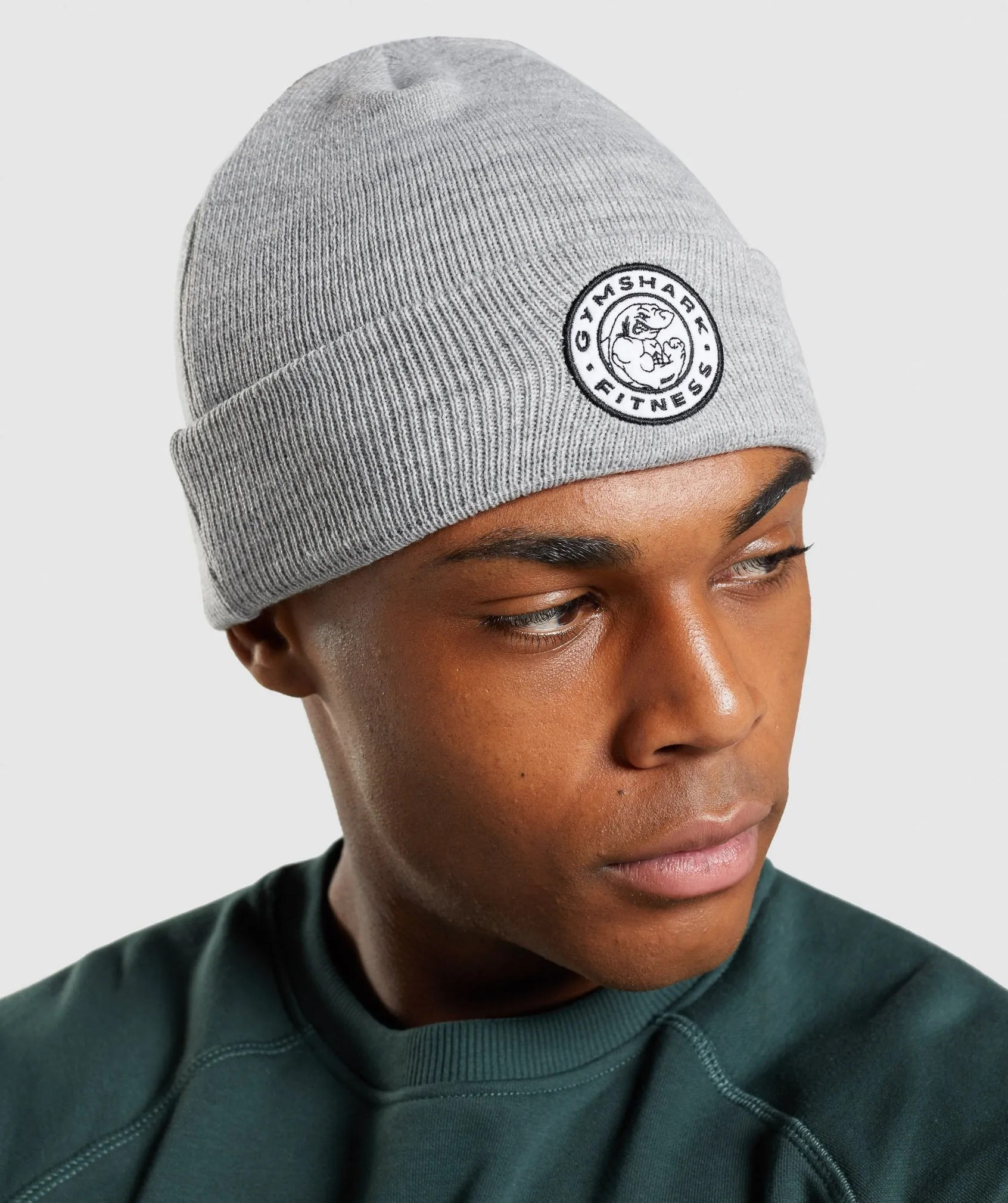 Gymshark  New Era Legacy Cuff Knit - Grey