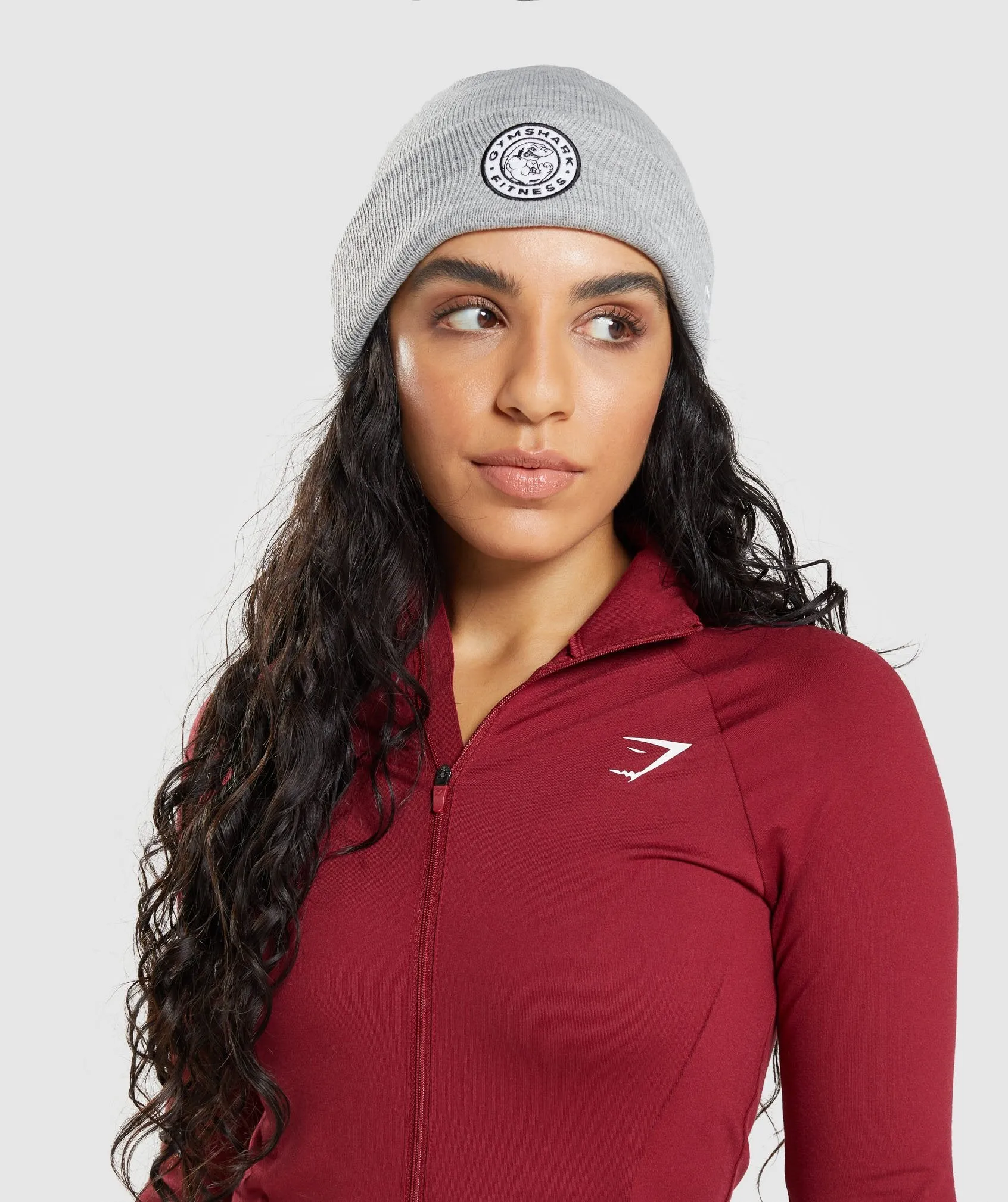 Gymshark  New Era Legacy Cuff Knit - Grey