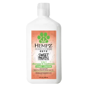 Hempz Petz Herbal Shampoo & Conditioner Sweet Pineapple & Honey Melon - 17 oz.