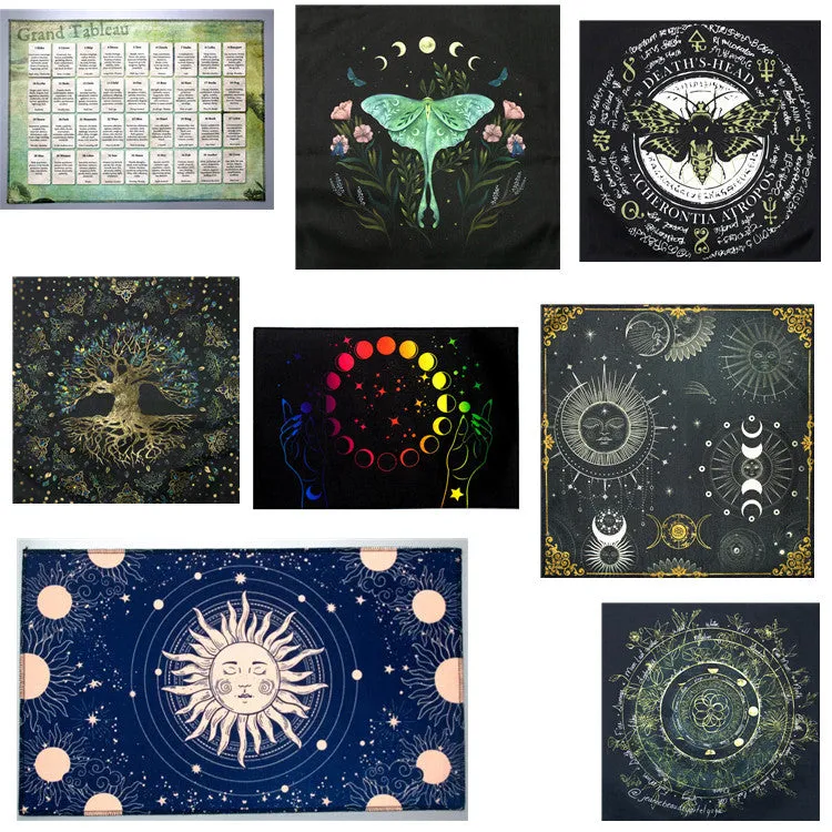 High-Quality Hemp Fabric Tarot Playmat