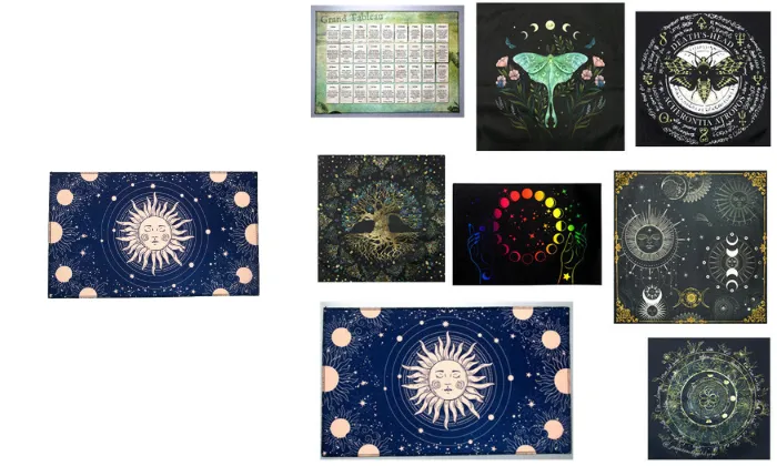 High-Quality Hemp Fabric Tarot Playmat