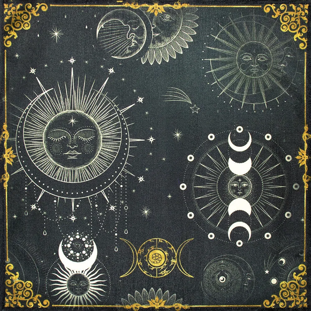 High-Quality Hemp Fabric Tarot Playmat