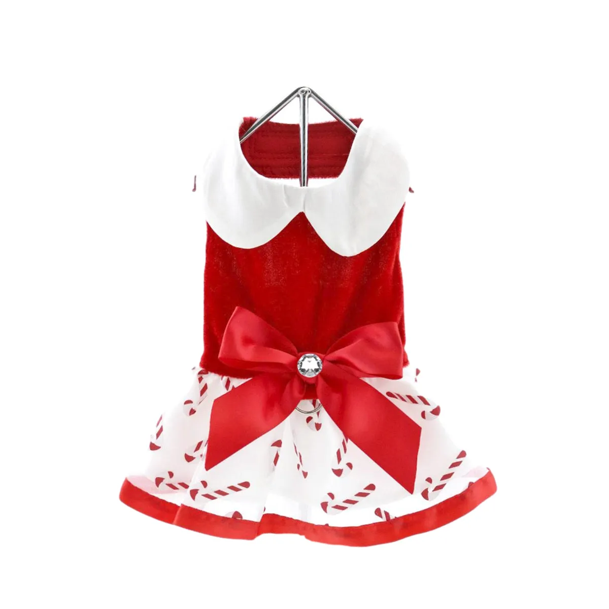 Holiday Candy Cane Harness Dress