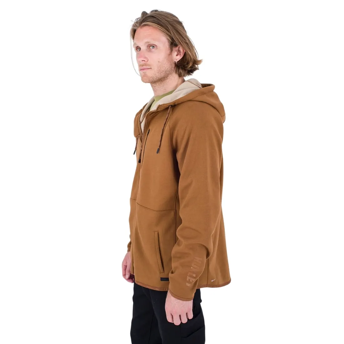 Hurley Cabrillo Heat Full Zip Fleece - Bronzed