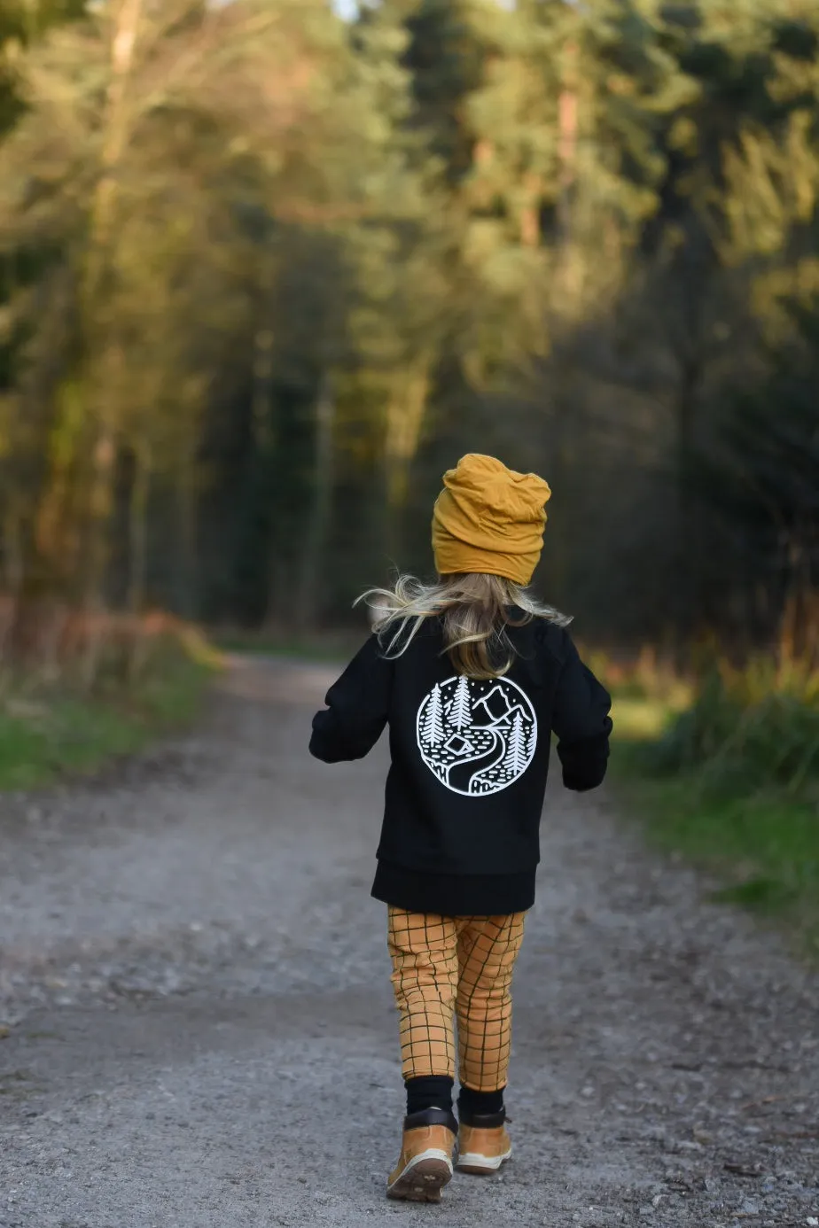 Into The Wilderness Raglan Kids Sweat