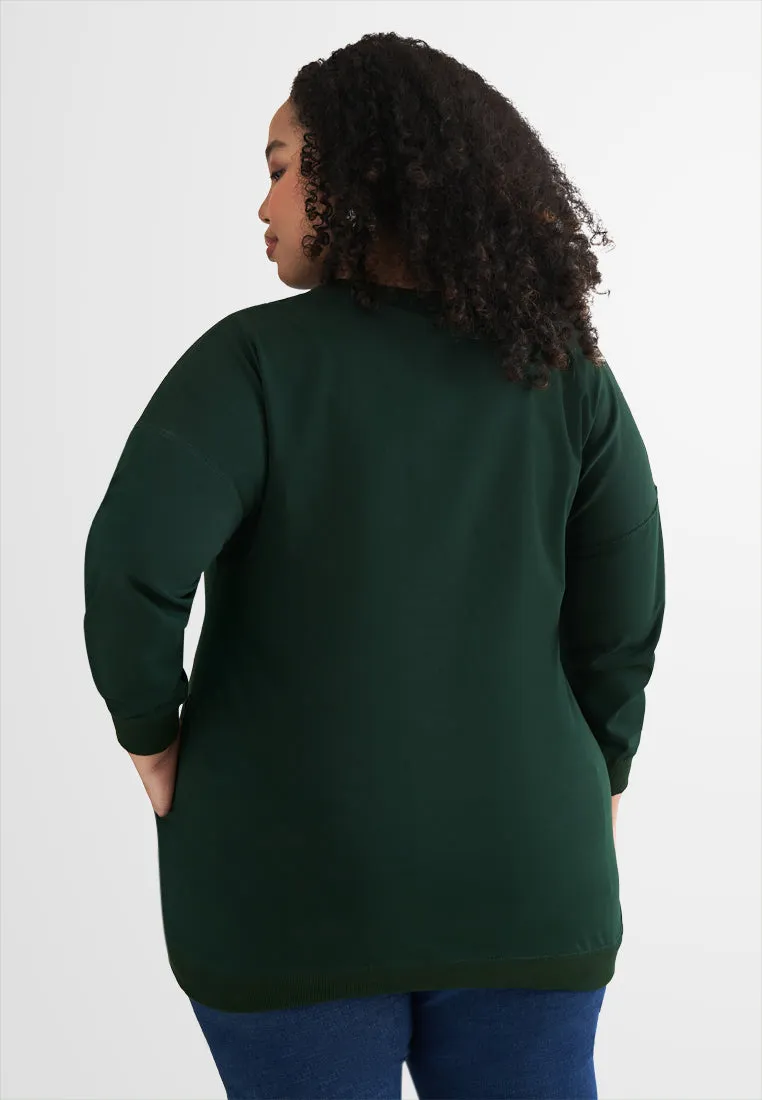 Jade Minimalist Pocket Jumper