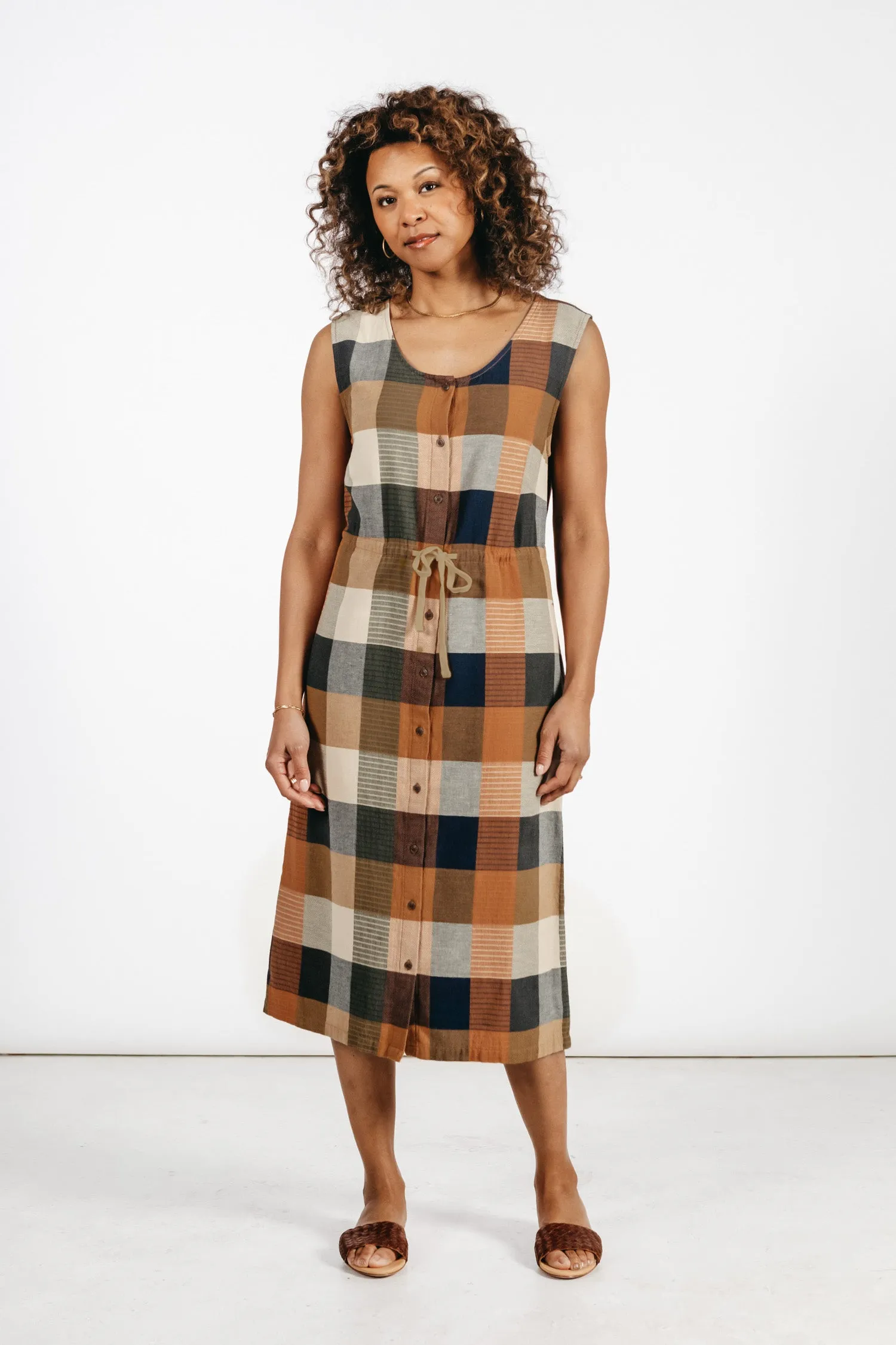 Janice Dress / Cape Meares Plaid