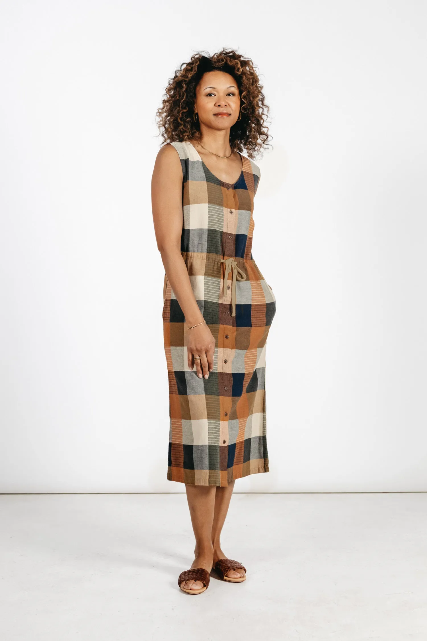 Janice Dress / Cape Meares Plaid