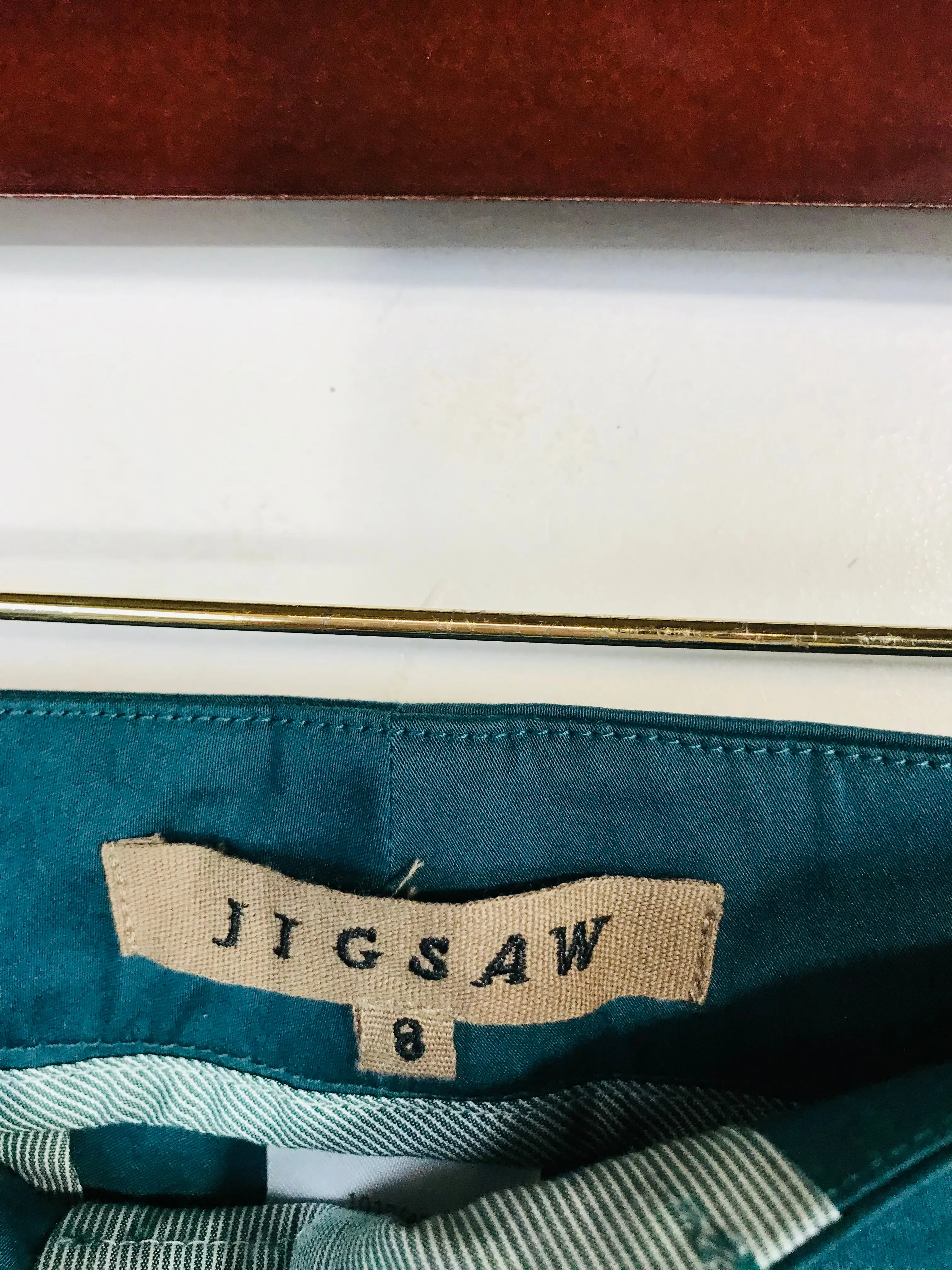 Jigsaw Women's Chinos Trousers | UK8 | Green