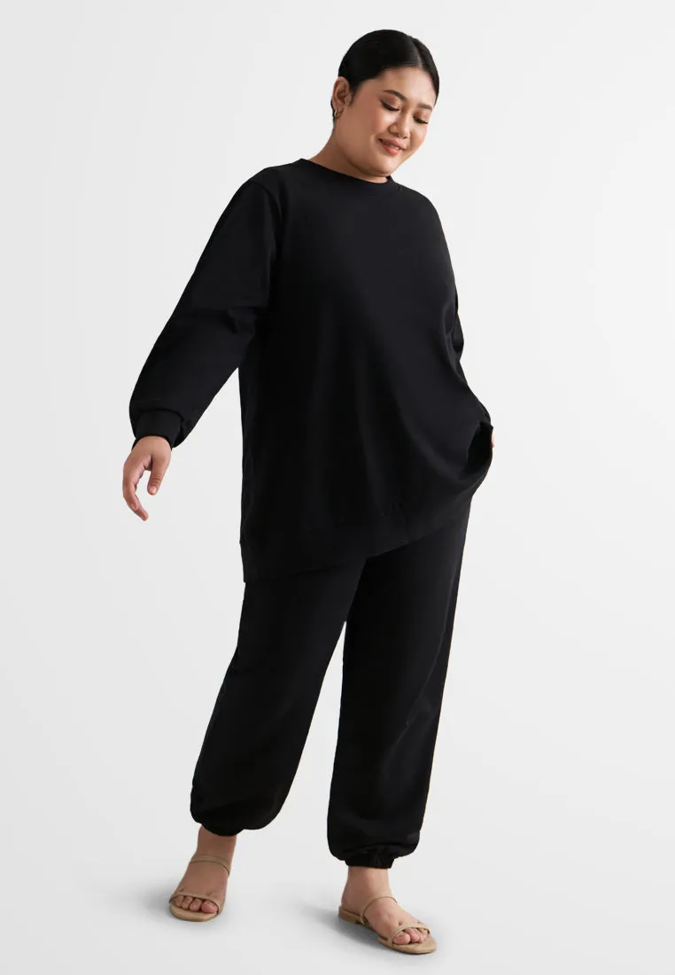 Jordana Minimalist Relaxed Jogger Pants