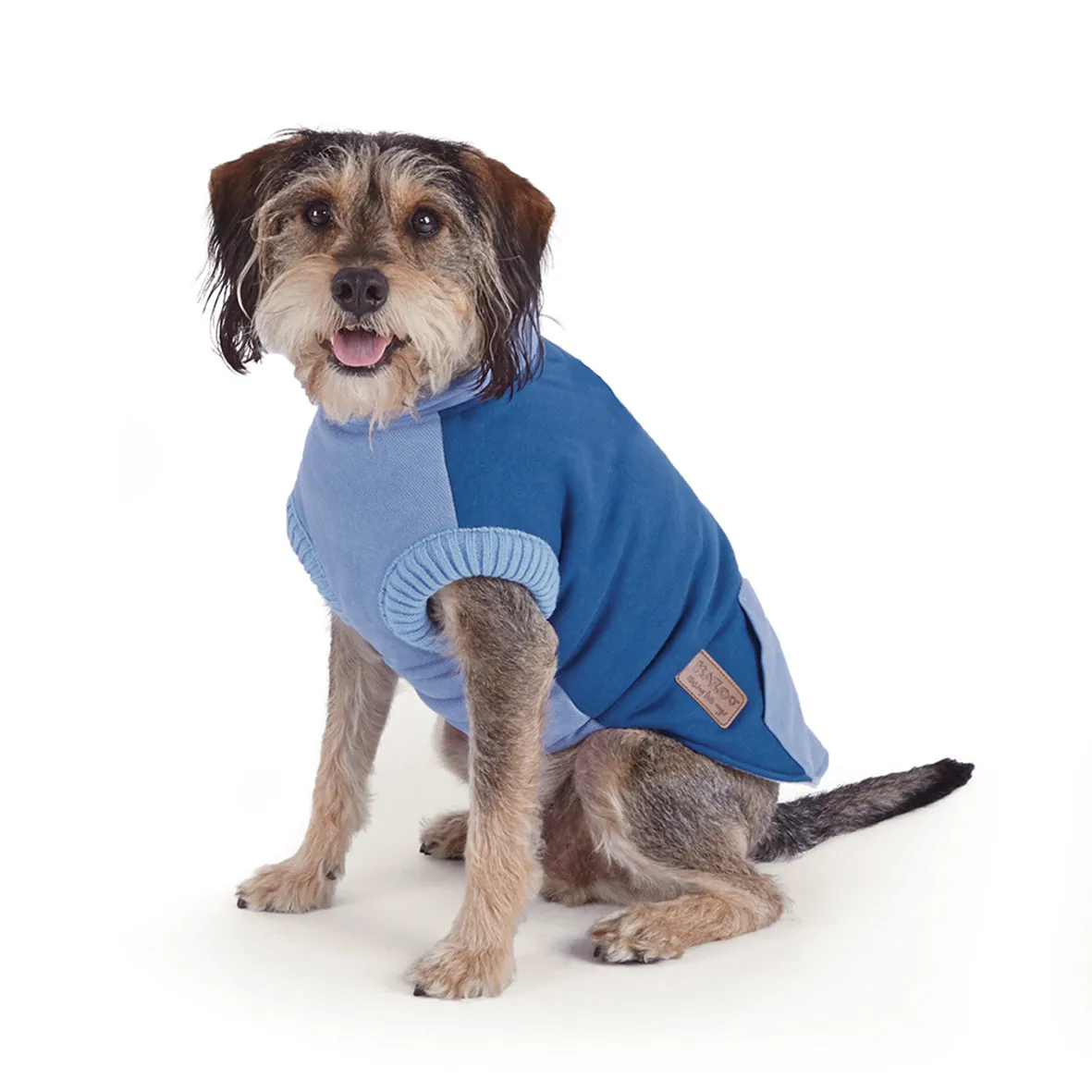 Kazoo Apparel Kick Back Dog Jacket Blue Extra Extra Small ***