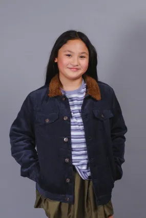 Kids Sherpa Lined Cord Trucker