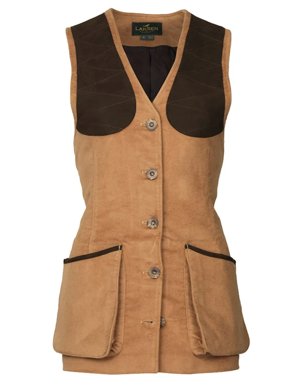 Laksen Lady Belgravia Moleskin Beauly Shooting Vest