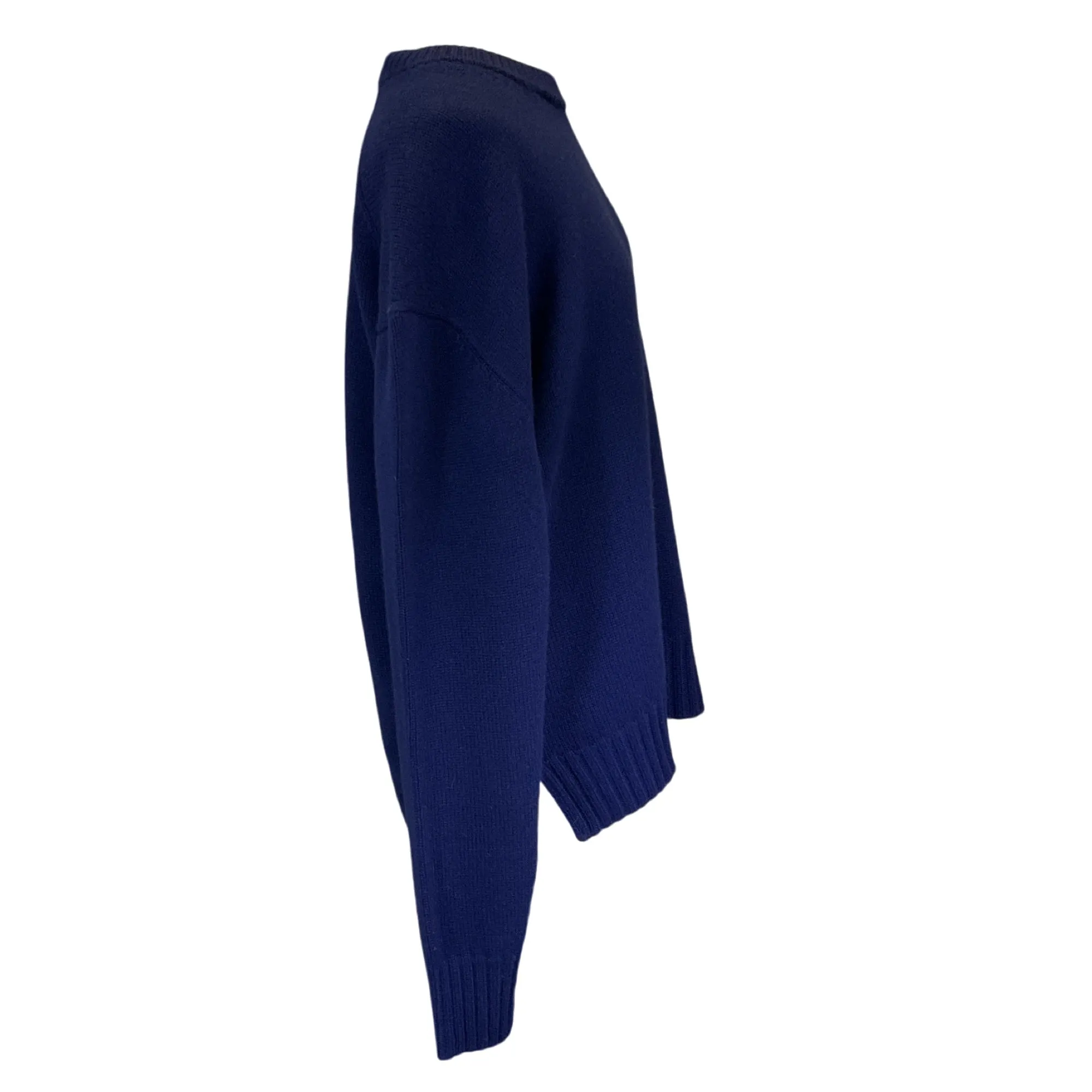 Lanvin Majorelle Blue Crewneck Cashmere Jumper