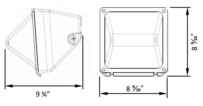 LED 30 Watt 100-277 Voltage Wall Pack