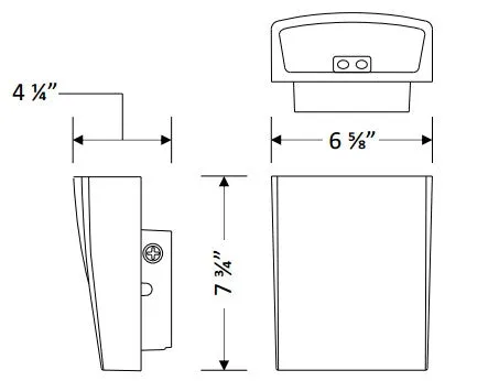 LED Area Light - 12w or 30w - 120/277v - 4000k or 5000k