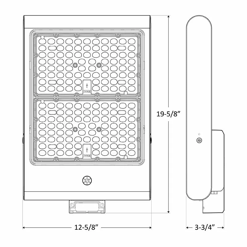 LFX 150W/200W/240W/300W LED Flood Light, 3000K